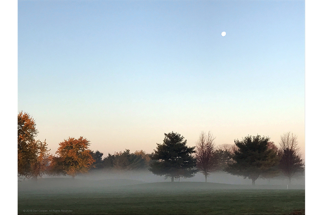 Autumn Fog at Sunrise